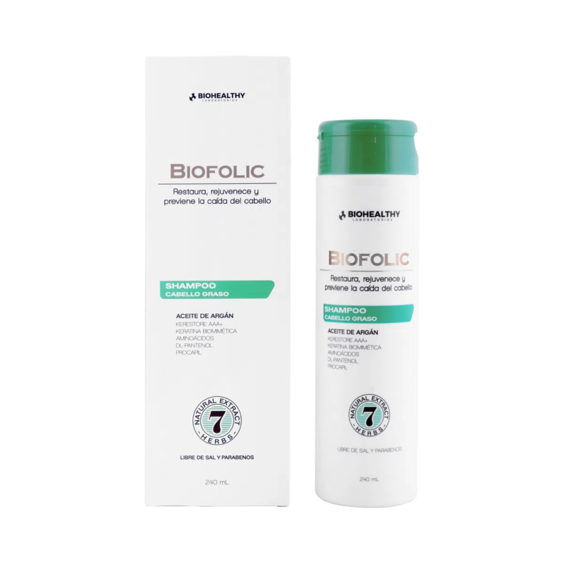 Biohealthy Biofolic Champu Cabello Graso X240ML