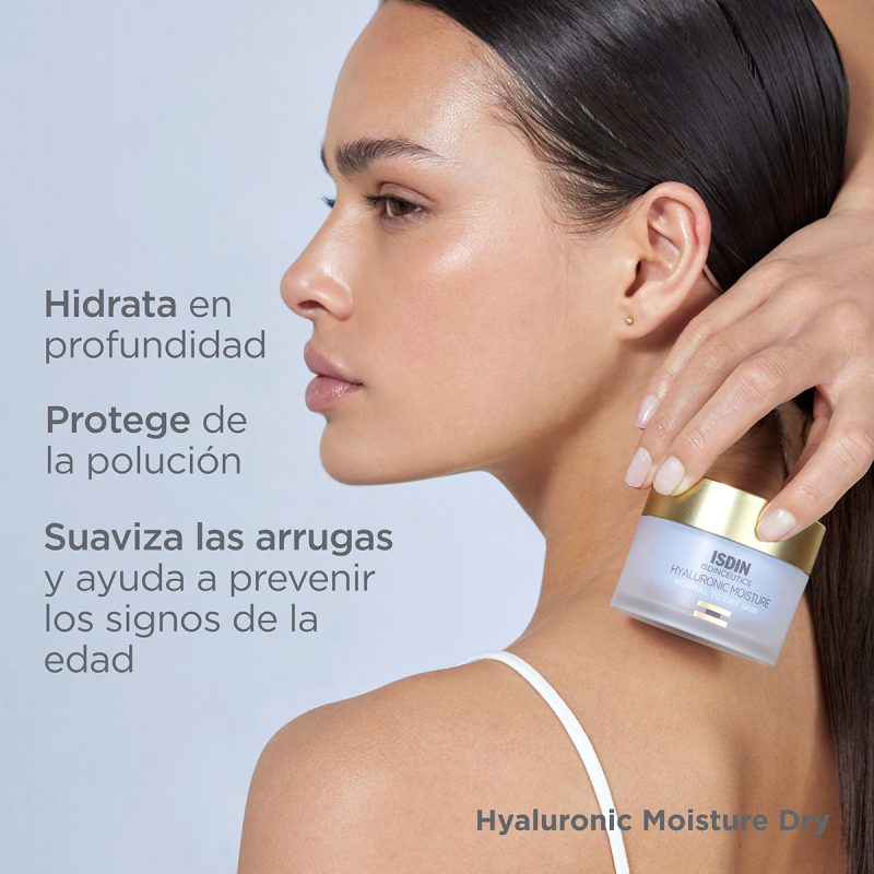 Isdinceutics Hyaluronic Moisture Crema Hidratante Piel Normal a Seca x50Gr - Imagen 2